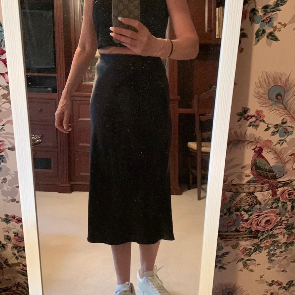 Black vince skirt xs